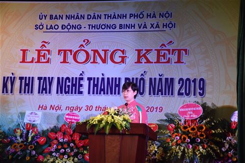 LỄ TỔNG KẾT KỲ THI TAY NGHỀ THÀNH PHỐ NĂM 2019