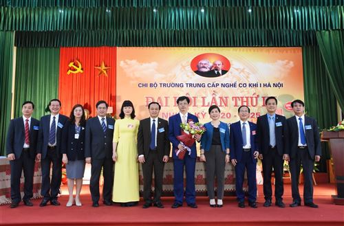 ĐẠI HỘI CHI BỘ TRƯỜNG TRUNG CẤP NGHỀ CƠ KHÍ I HÀ NỘI NHIỆM KỲ 2020 - 2025