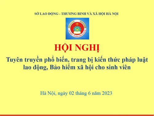 Tuyên truyền phổ biến, trang bị kiến thức pháp luật lao động, bảo hiểm xã hội cho học sinh