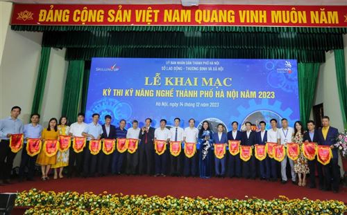 Khai mạc Kỳ thi Kỹ năng nghề Thành phố Hà Nội năm 2023